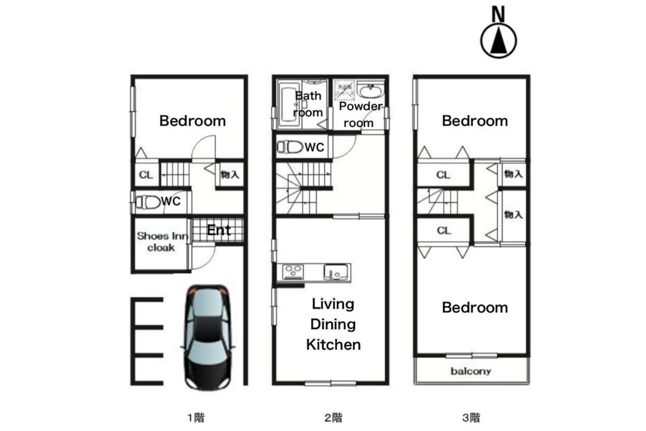 Corlux Villa Осака Екстериор снимка